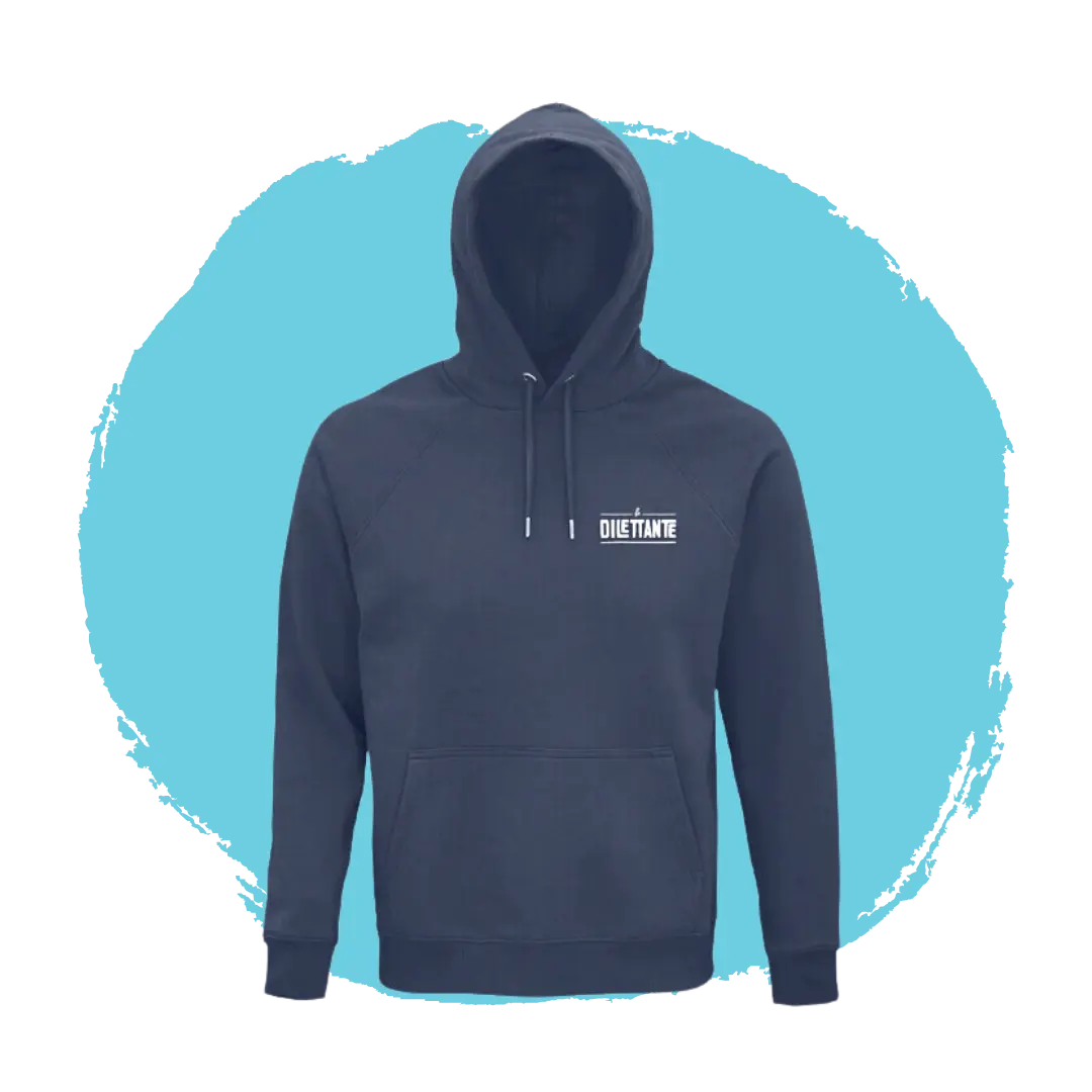 Pull à capuche - Brasserie La Dilettante - Bleu Marine