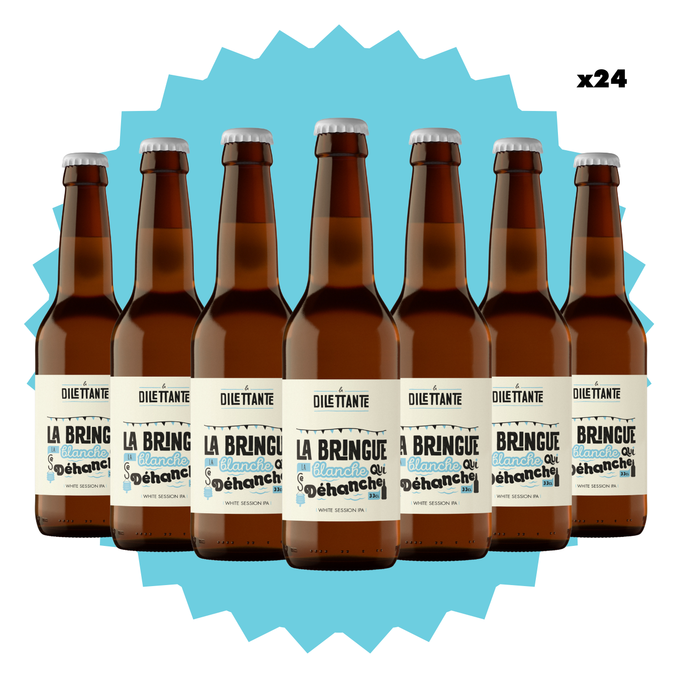 Pack La Bringue - Brasserie La Dilettante La Dilettante - 33cl