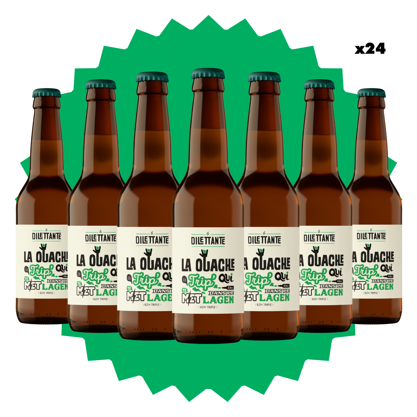 Pack La Ouache- Brasserie La Dilettante La Dilettante - 33cl
