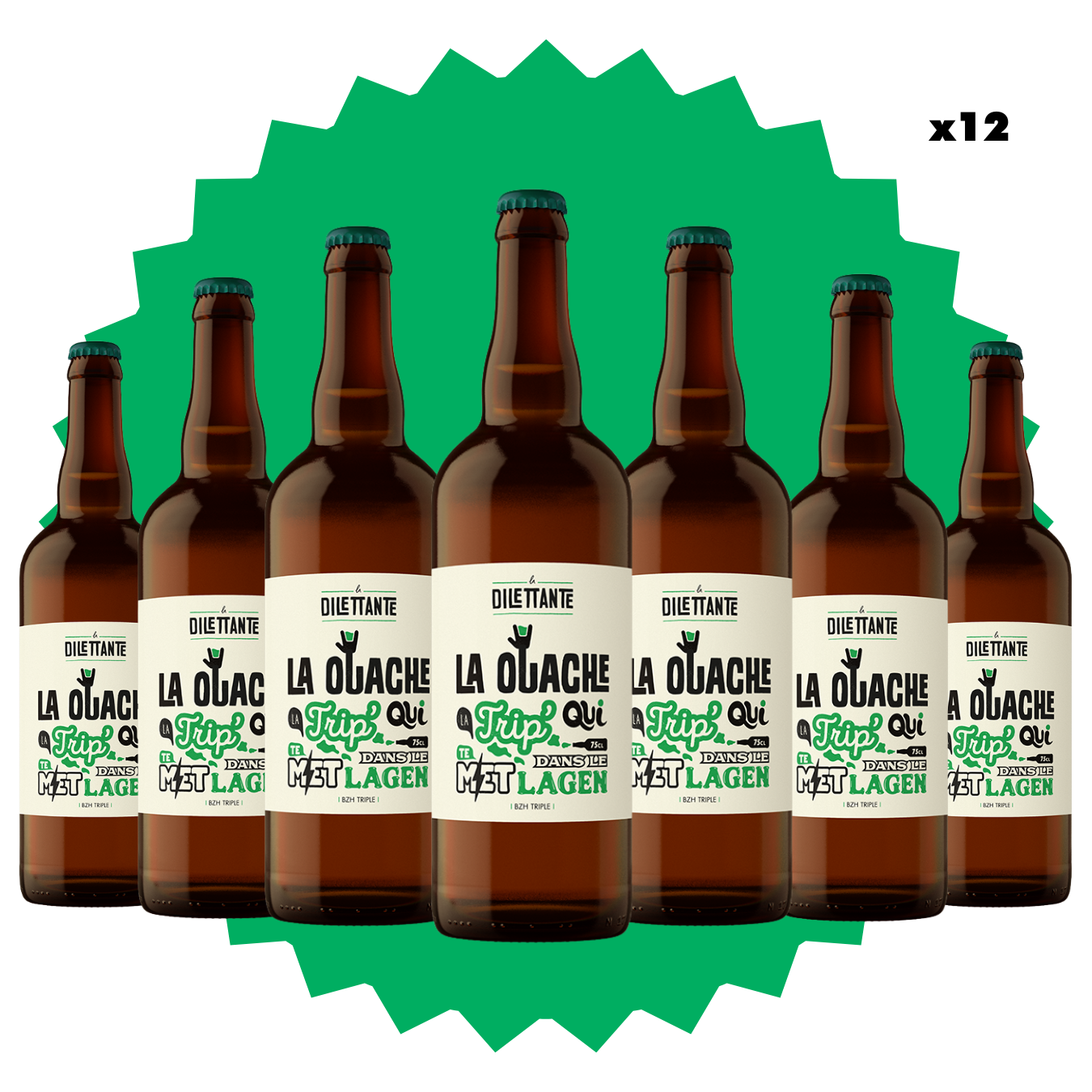 Pack La Ouache - Brasserie La Dilettante La Dilettante -75cl