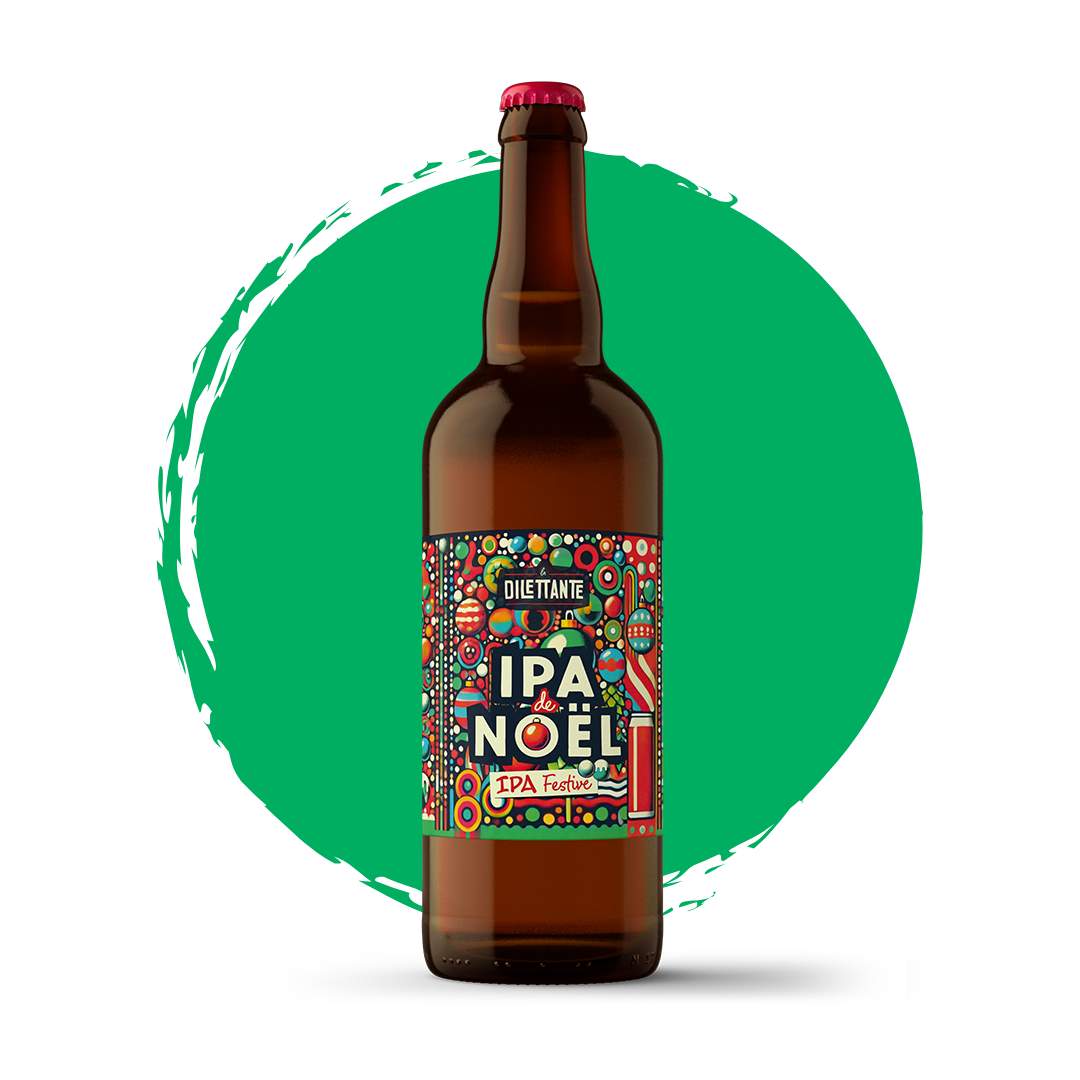 Bière IPA de Noël La Dilettante