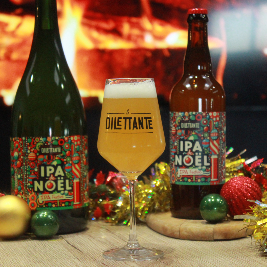 Bière IPA Noël de La Dilettante